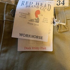 Men’s Red Head Brand Co. Utility Work Denim Jean 44X34 NWT